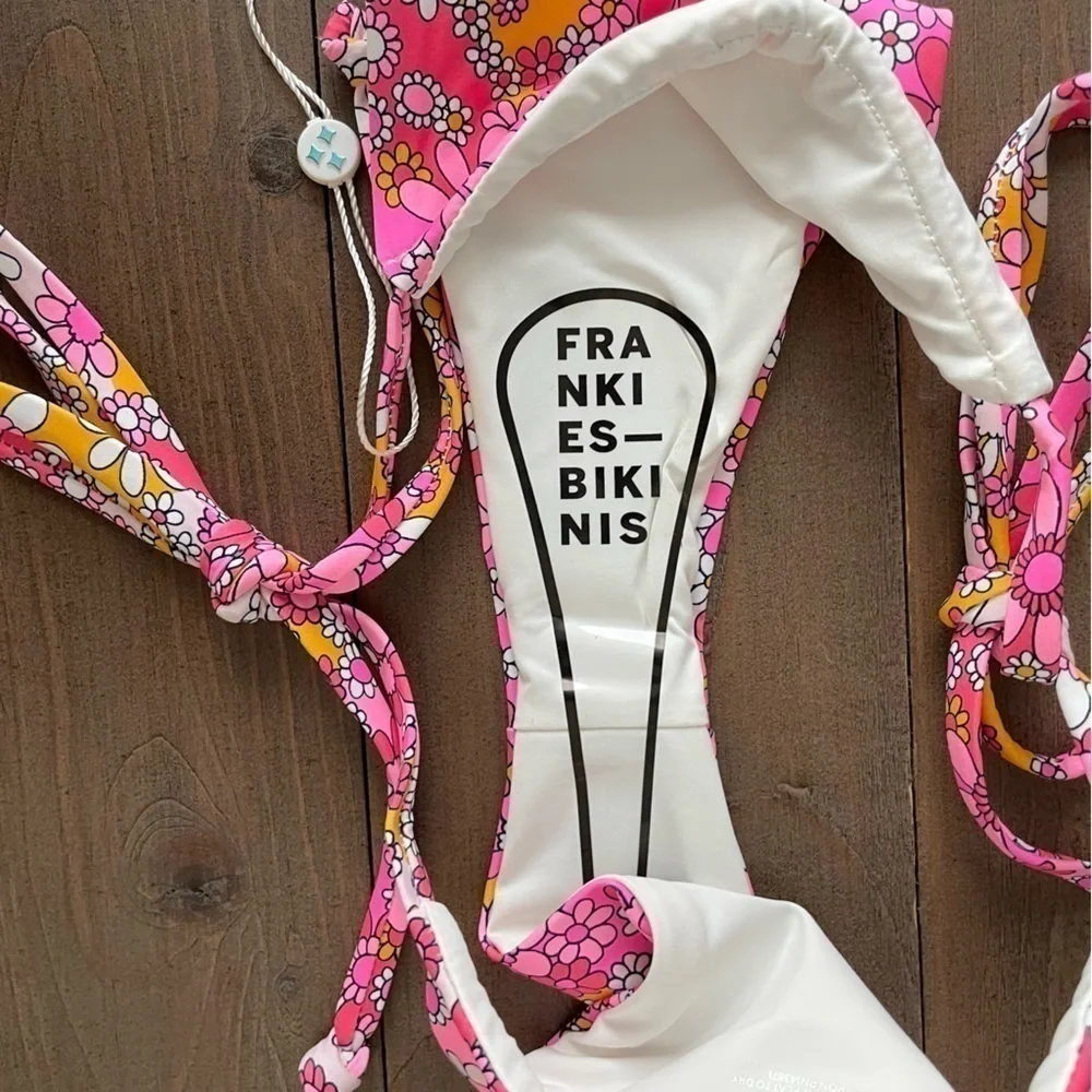 Frankies Bikinis x Naomi Osaka collection sweet pea bikini set NWT